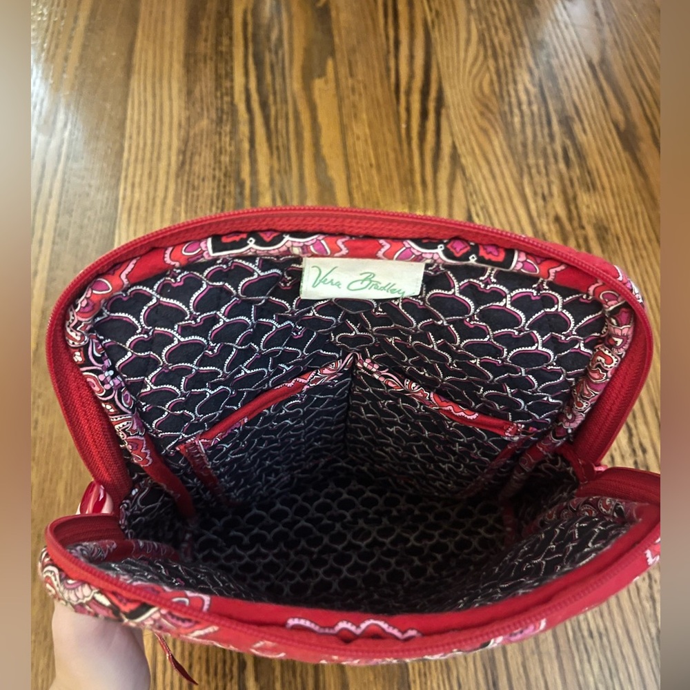 Vera Bradley Red Patterned Backpack - image 3